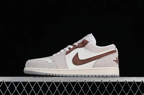 All categories Air Jordan Jordan series basketball shoes Air Jordan 1 Low Z version Air Jordan 1 Low AJ1 Joe 1 taupe low-top cultural and leisure sports sneakers HF1567-200